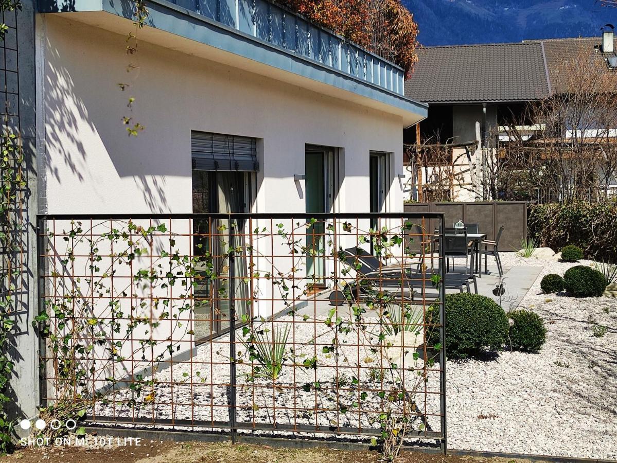 Ruhige Ferienwohnung Mit Garten Und Garage In Privatvilla Marlengo Exterior foto